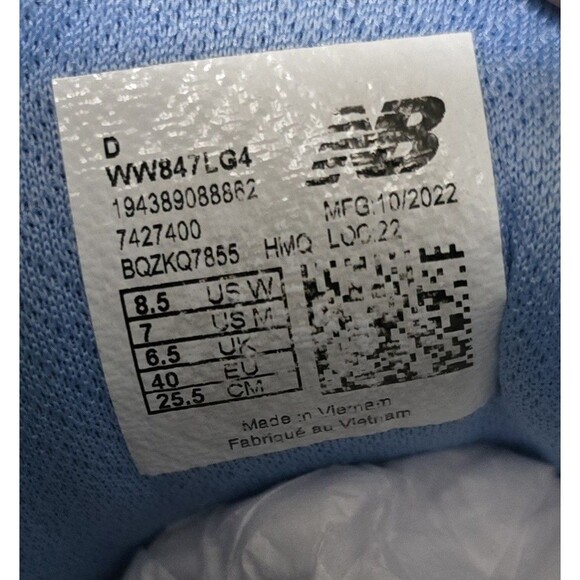 New Balance 847 v4 Walking Shoes Womens Size 8.5D Wide Sneakers WW847LG4 - Picture 9 of 11